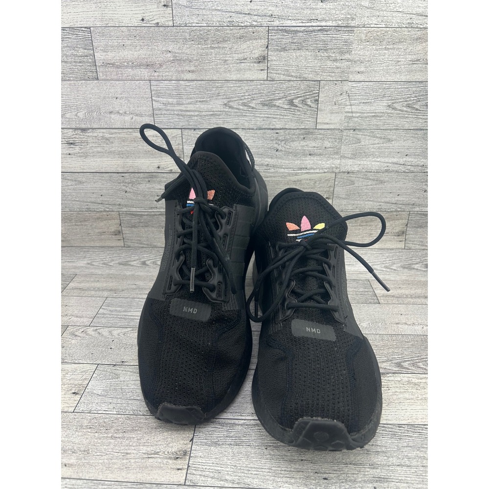 Adidas NMD_V3 Core Black Multi-Color Logo Sneakers GX3777 Men 11